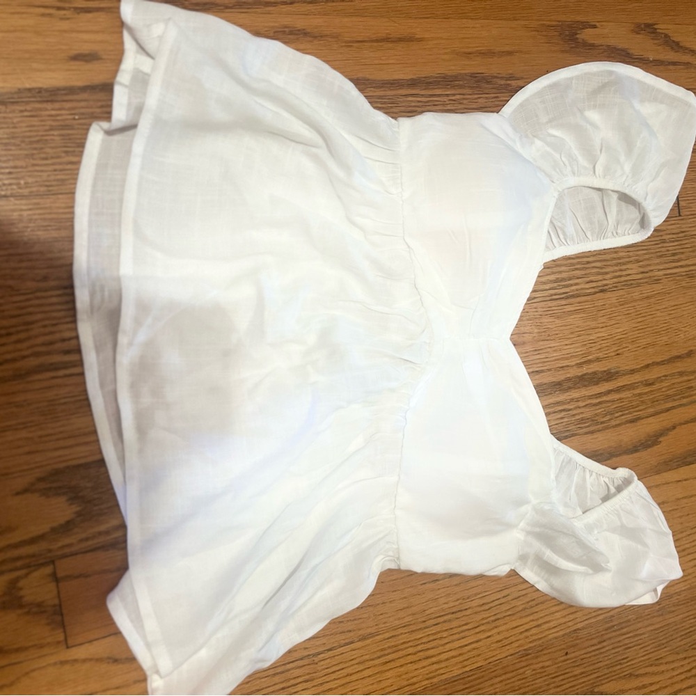 Hollister White Blouse